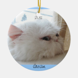 2011 Christmas Kitty Dream Ceramic Tree Decoration