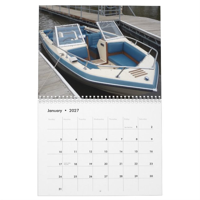 2011 Classic Glastron Calendar (Jan 2027)