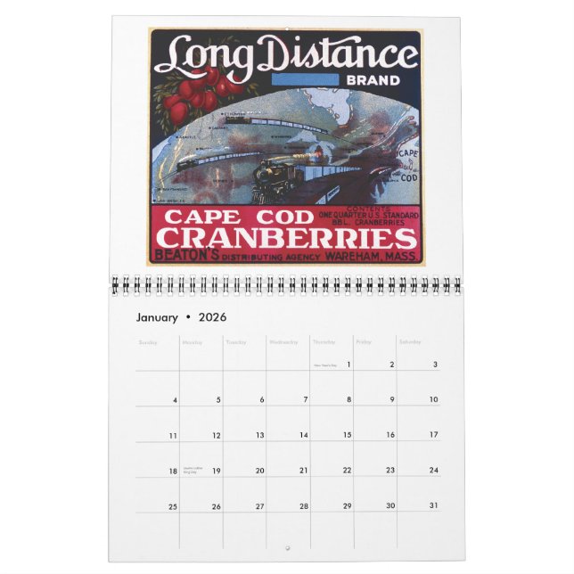 2011 Cranberry Calendar (Jan 2026)