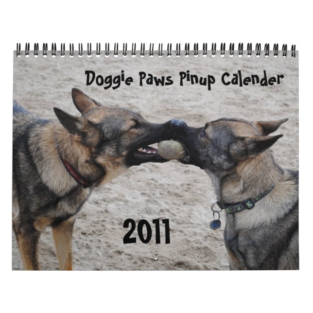 2011 - Doggie Paws Pinup Calender Calendar (Cover)