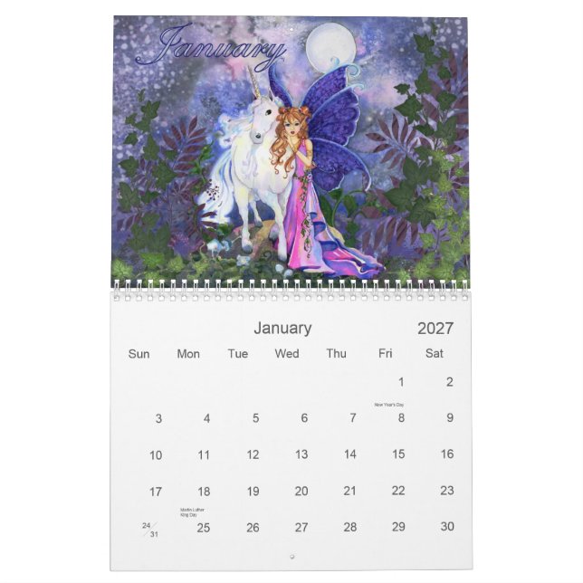2011 Fantasy Calendar by Joanne Schempp (Jan 2027)