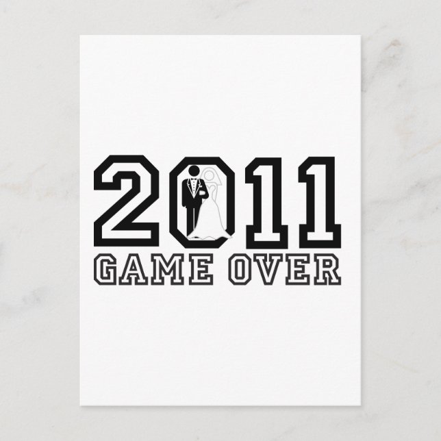 2011 Game over Postcard (Front)