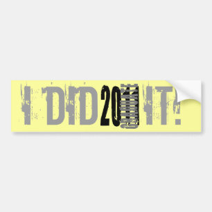 2011 GRADUATE BUMPER STICKER