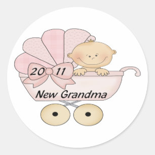 2011 Grandma Classic Round Sticker