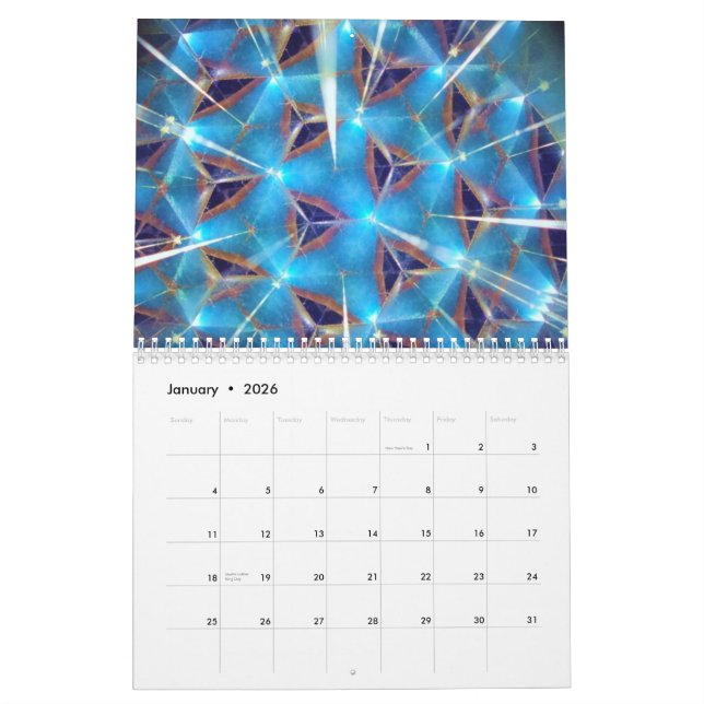 2011 kaleidoscope calender calendar (Jan 2026)