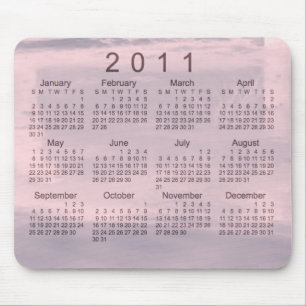 2011 Landscape Calendar Mouse Pad
