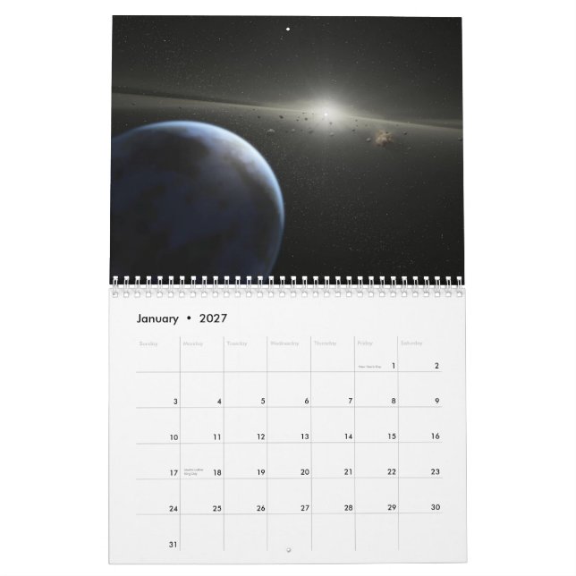 2011 My Universe Calendar (Jan 2027)