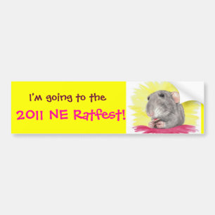 2011 NE RatFest Bumper Sticker