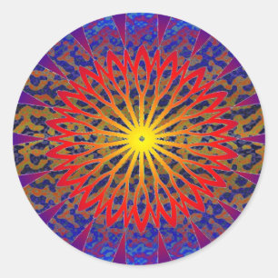 2011 SDC SUN Dial Chakra Classic Round Sticker