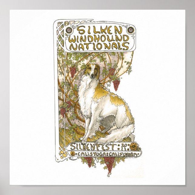 2011 Silkenfest logo Joyce Chin poster (Front)