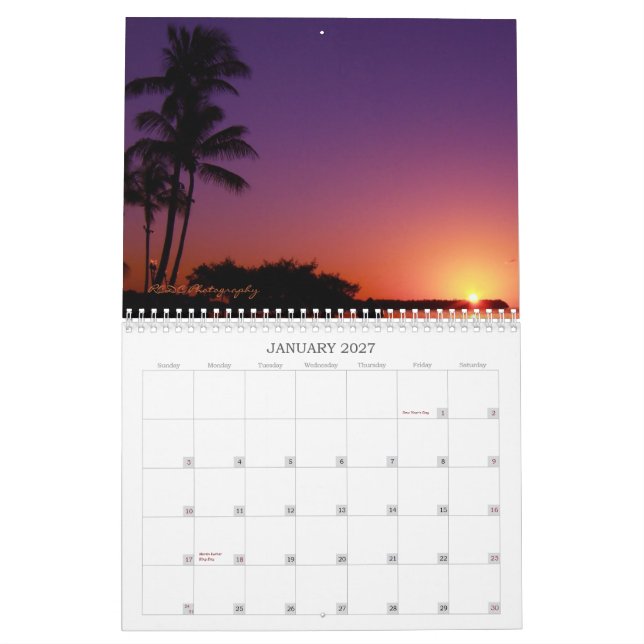 2011 Sunset Calendar (Jan 2027)
