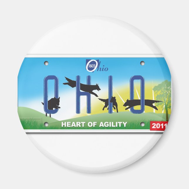 2011 Team Ohio Agility Magnet (Front)