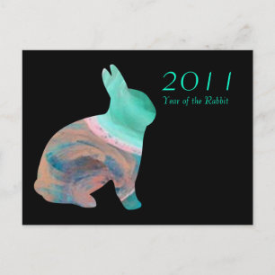 2011 Year of the Rabbit Holiday Postcard