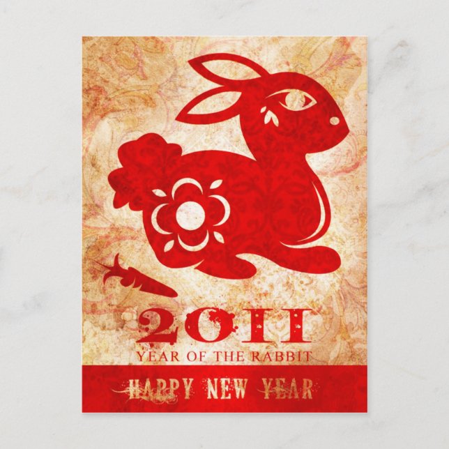 2011 Year of the Rabbit Postcard (Front)