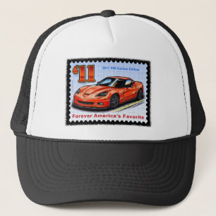 2011 Z06 Carbon Edition Corvette Trucker Hat