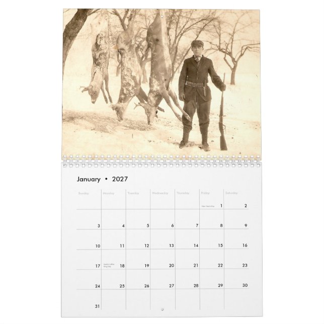 2011Savage Collectors Calendar (Jan 2027)