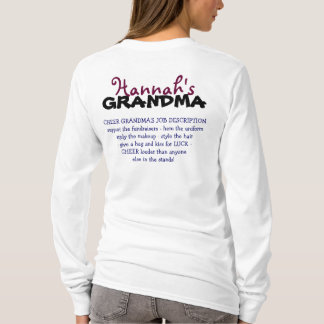 2012-13 Jefferson Cheer GRANDMA Personalised T-Shirt