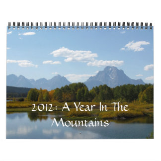 2012: A Year In The Mountains Calendar