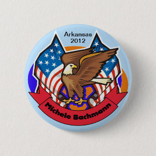 2012 Arkansas for Michele Bachmann 6 Cm Round Badge