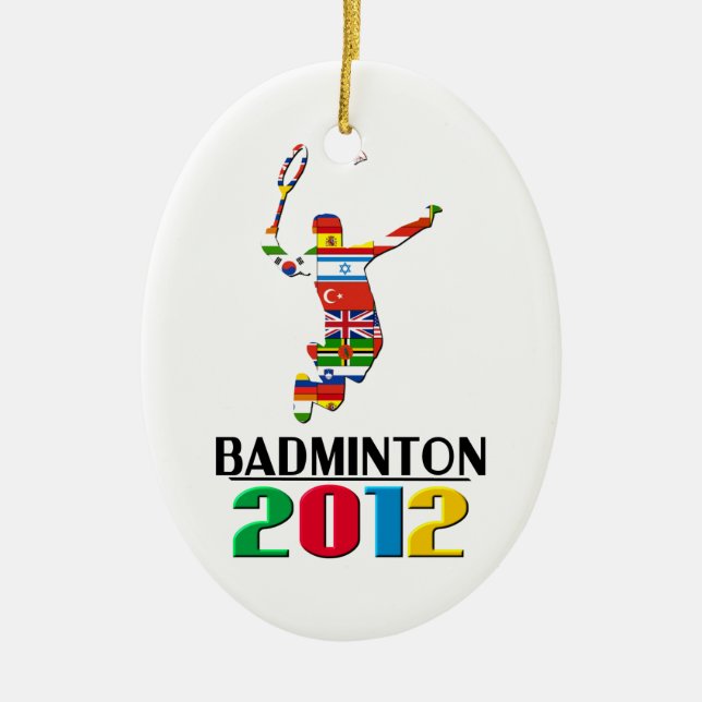 2012: Badminton Ornament (Front)