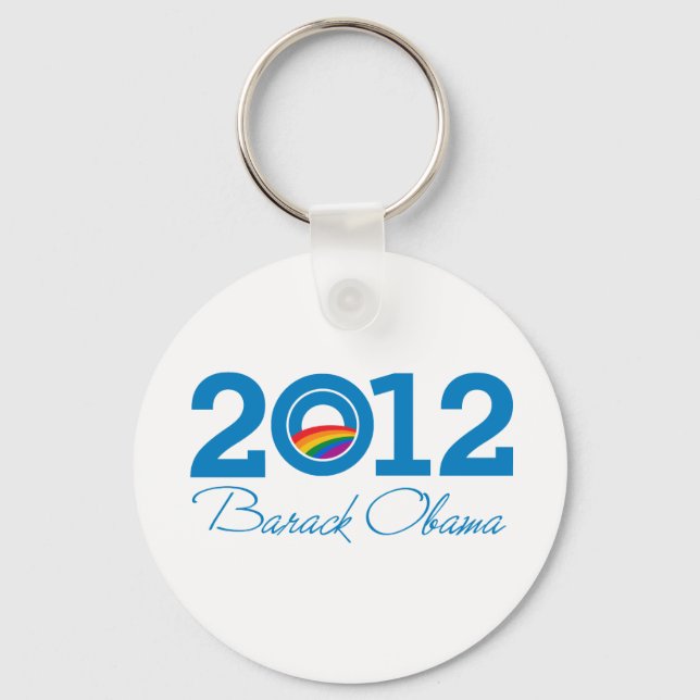 2012 - Barack Obama Pride Key Ring (Front)