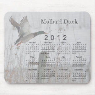 2012 Bird Calendar Mouse Pad