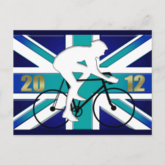 2012 British Cycling Bicyle lover Cycle Postcard