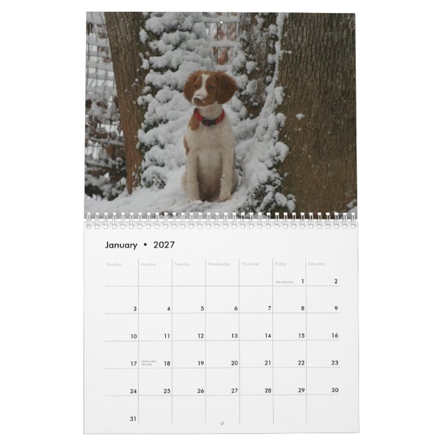 2012 Brittany Calendar (Jan 2027)
