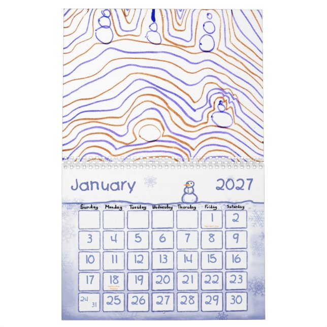 2012 By Harry Bell Calendar (Jan 2027)