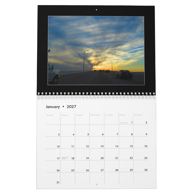2012 Calendar (Jan 2027)