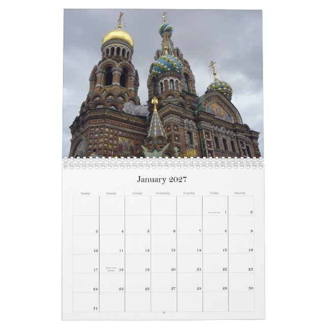 2012 Calendar: Inspiration Around the World Calendar (Jan 2027)