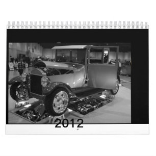 2012 Cars of yesterday in black and white Calendar