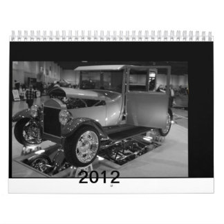 2012 Cars of yesterday in black and white Calendar