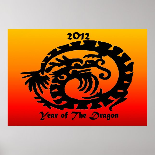 2012 Chinese New Year Dragon Poster (Front)