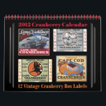 2012 Cranberry Calendar<br><div class="desc">Twelve full colour vintage cranberry box labels from the Massachusetts bogs—from the turn of the century to the forties. Each label is appropriate for it's month and season.</div>