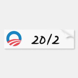 2012 cursive black bumper sticker
