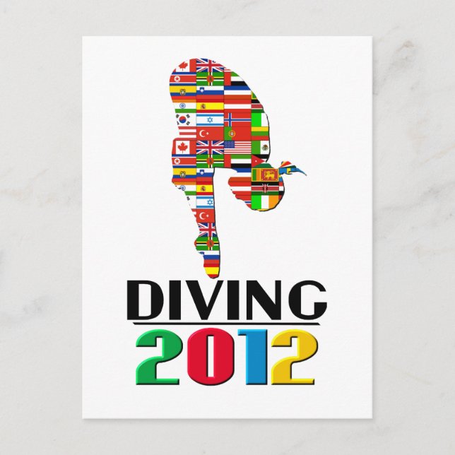 2012: Diving Postcard (Front)