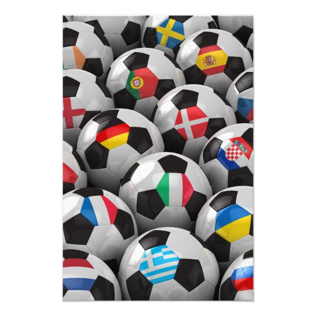 2012 European Soccer Championship Photo Print (Front)
