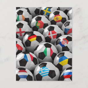 2012 European Soccer Championship Postcard