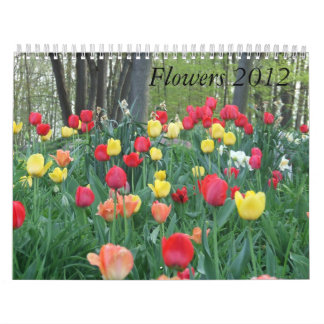 2012 Flowers Calendar