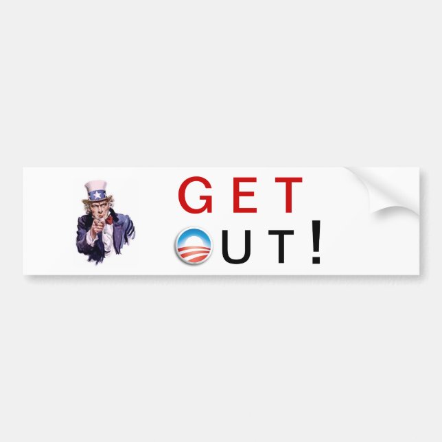 2012 Get Out Bumper Sticker (Front)