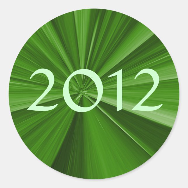 2012 Graduation Classic Round Sticker (Front)