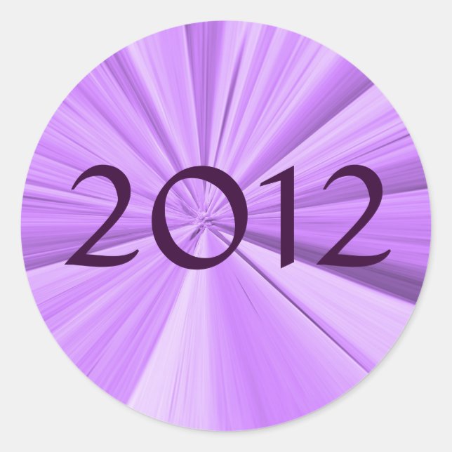 2012 Graduation Classic Round Sticker (Front)