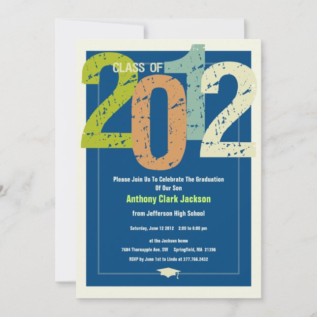 2012 Graduation Party Invitation (Front)