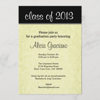 2012 Graduation Peach Damask Template