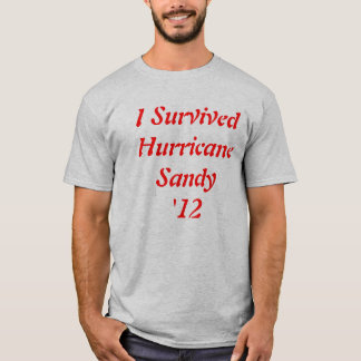 2012 Hurricane Sandy Survival T Shirt! T-Shirt