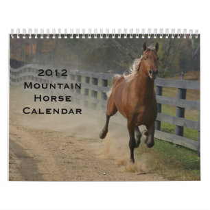 2012 Mountain Horses Calendar