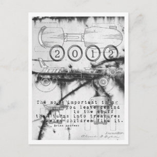 2012 New Year Roller Skate Card
