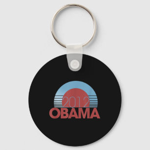 2012 Obama Retro Vintage Key Ring