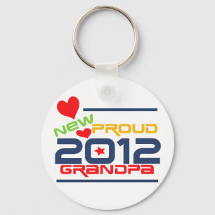 2012 Proud Grandpa T-shirts and Gifts Key Ring